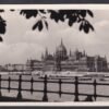 1936. Budapest, Buffalo (USA) -ba feladott képeslap, ritka bérmentesitéssel!