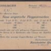 1921-ben Amszterdamba (Hollandia) feladott nyomtatvány, előrenyomott postai díjjeggyel – rendkívül ritka küldeménytípus!