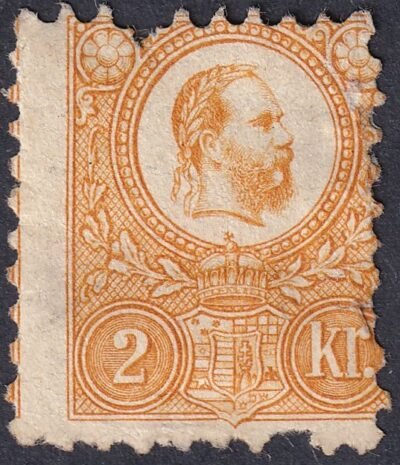 1871. Réznyomat 2kr, 2 fog hiányzik