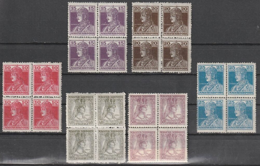 1918. Károly-Zita sor 4-es tömbökben