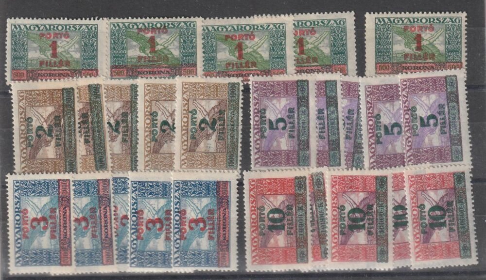 1927. 5 db Ikarusz portó sor