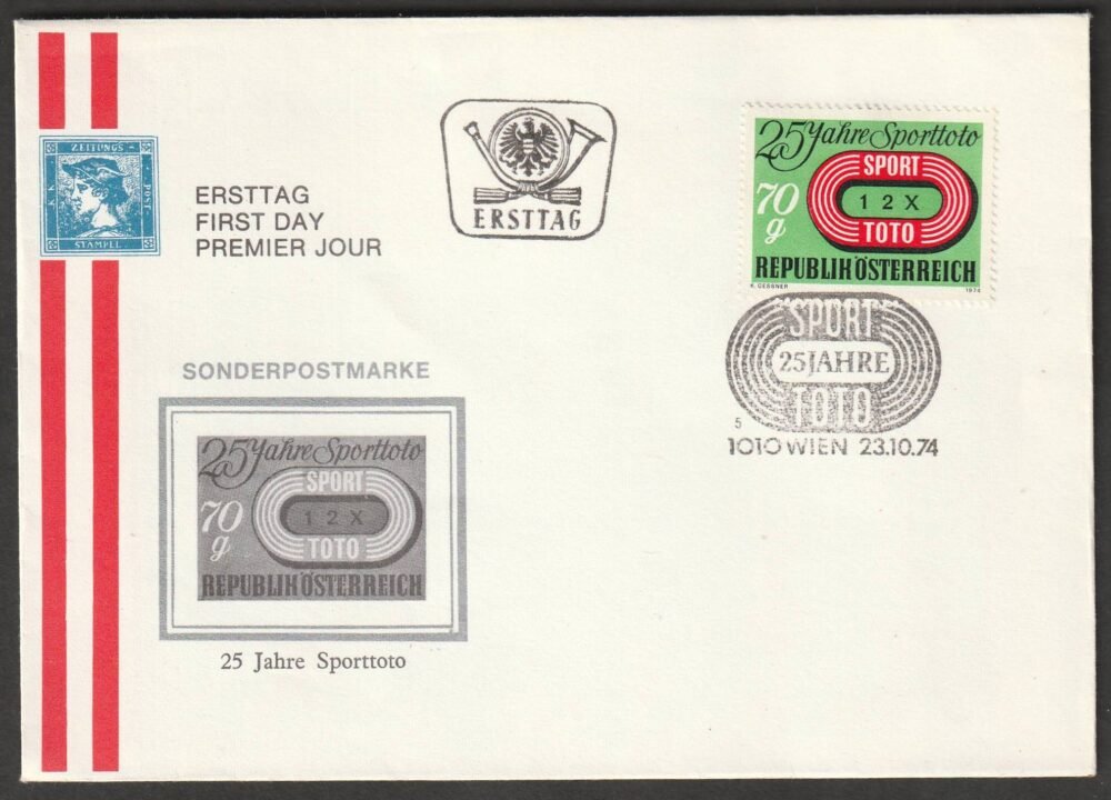 1974. Ausztria - FDC