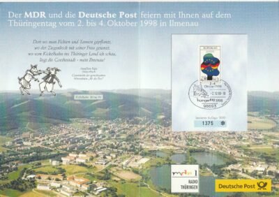 1998. "Thüringentag" emléklap
