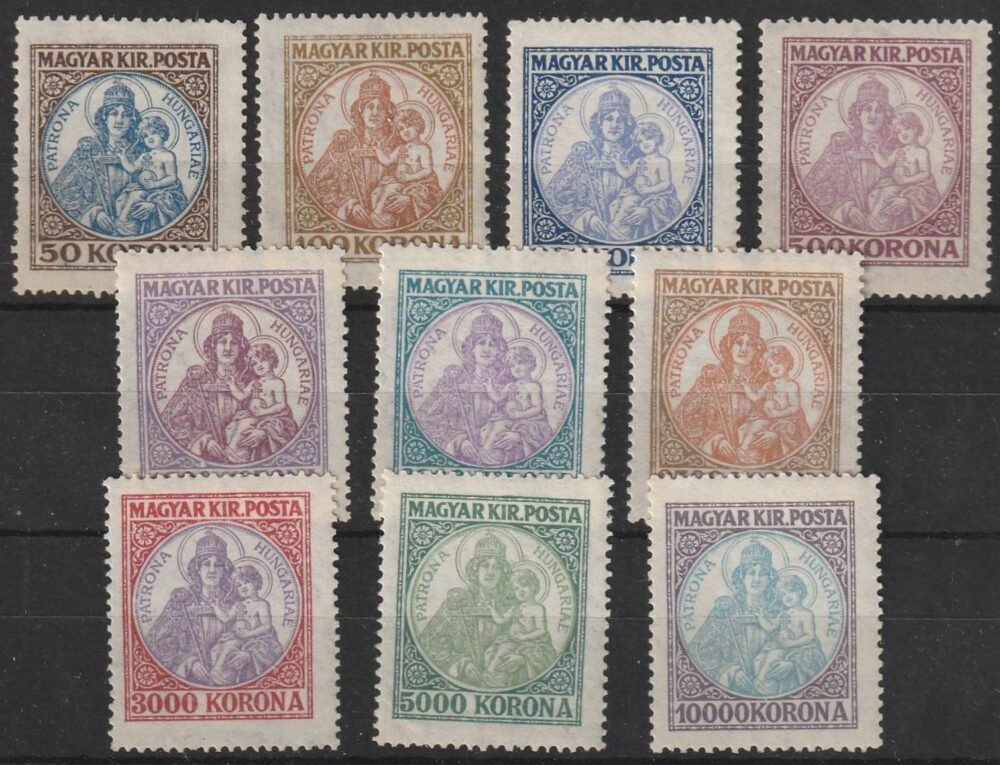 1921/1925. Koronás Madonna sor