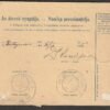 1916. Zagreb csomagszállító levél