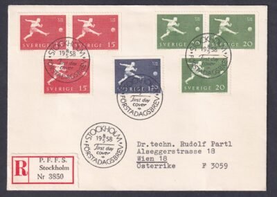 1958. Stockholm - alkalmi boríték