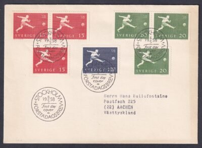 1958. Stockholm - alkalmi boríték