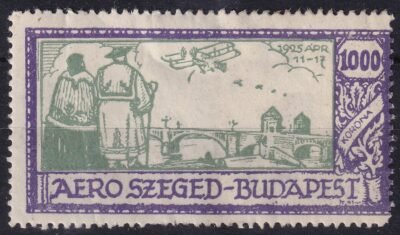 1925. AERO SZEGED - levélzáró (első kiadás)