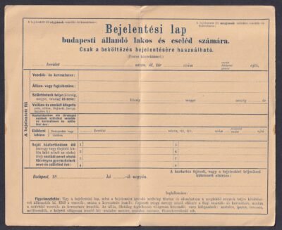 1897. 2kr (kék) használatlan, Rendörségi levelezőlap - Image 3