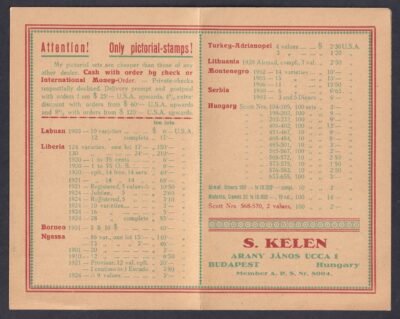 1925. Budapest – Angol nyelvű nyomtatvány Chicago-ba (USA) feladva, vegyes díjlerovással, köztük Sport-bélyeggel (MBK 130 pont). - Image 3
