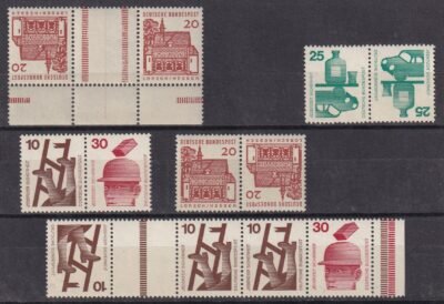 1967-71. NSZ, postatiszta bélyegek klf érdekességekkel