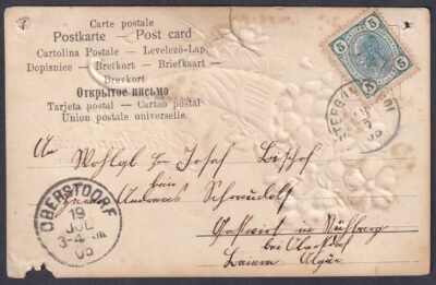 1905. Ausztria képeslap (kis szakadás)