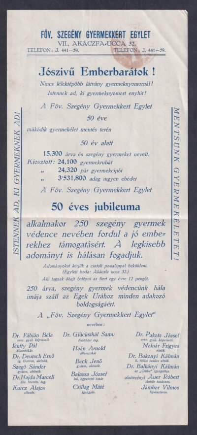 Budapesten helyben feladott nyomtatvány érdekes tartalommal - Image 3