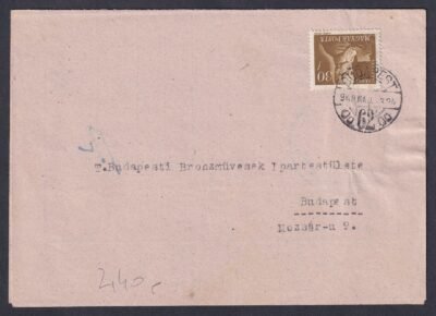 1948. Budapest, helyben nyomtatványként feladott számla
