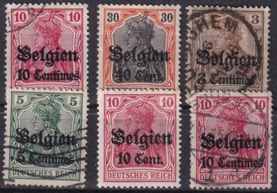 1916/18. Németmegszállás- Belgium