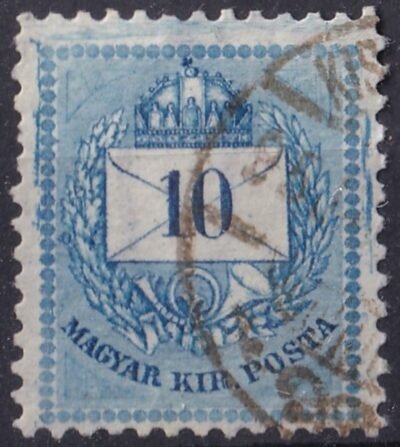 1881. II. 10kr varratfoltokkal