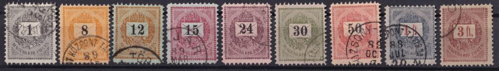 1888. /sztereotip/ szép használt sor