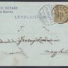 1904. BERZOVA, Nagyszebenbe feladott céges levelezőlap