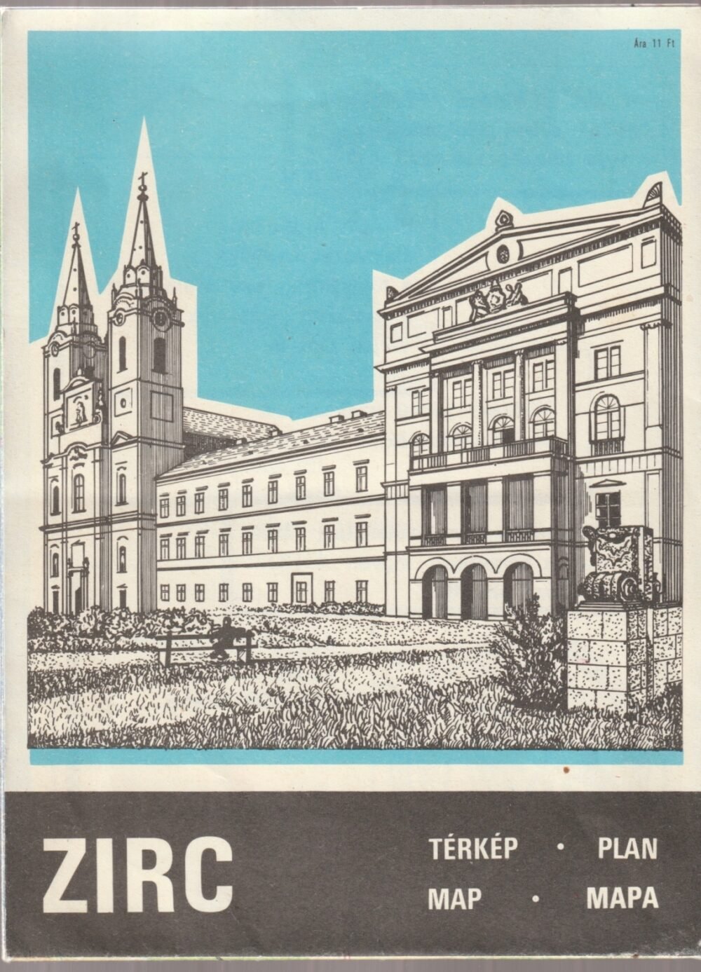 Zirc térkép