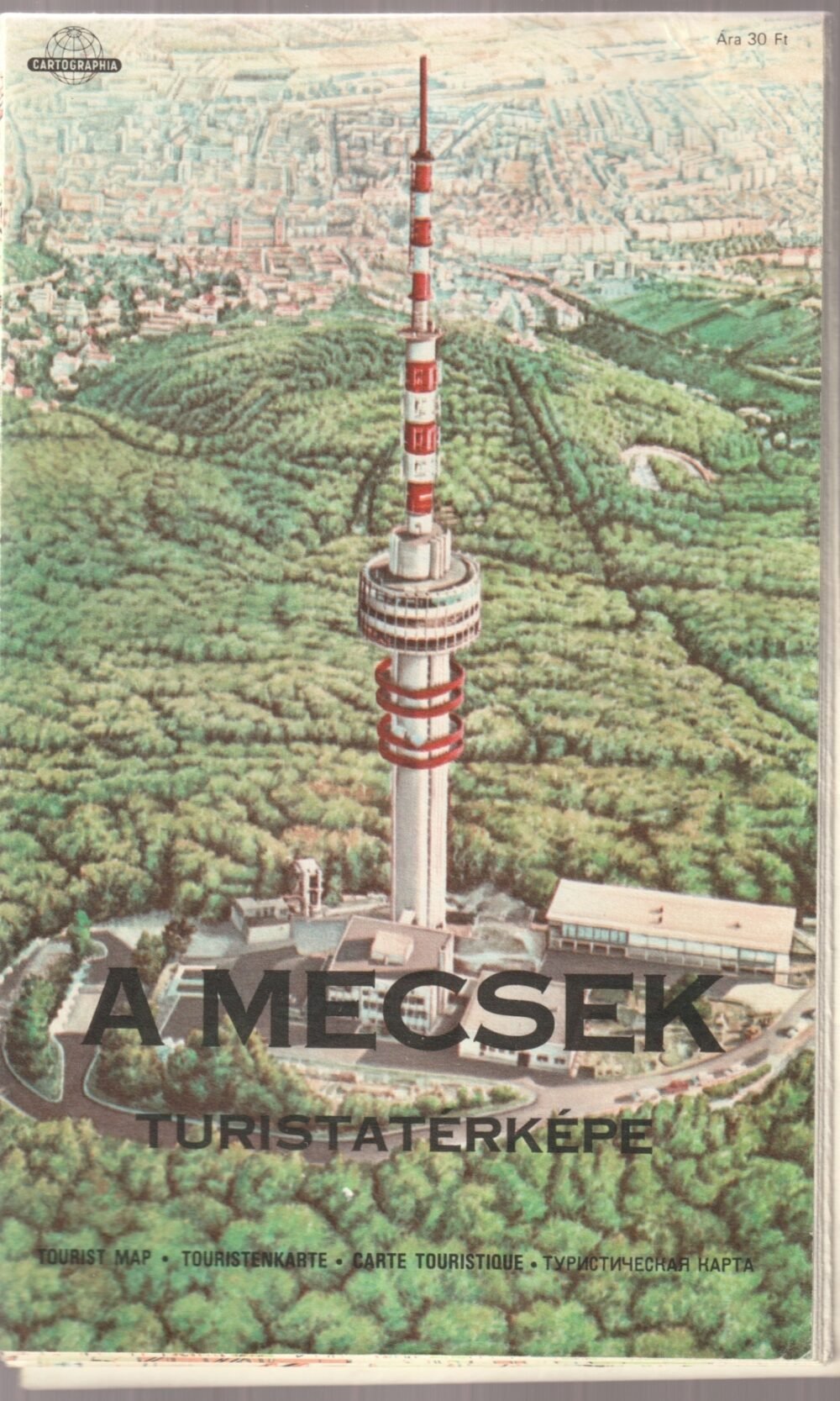 A Mecsek túristatérképe