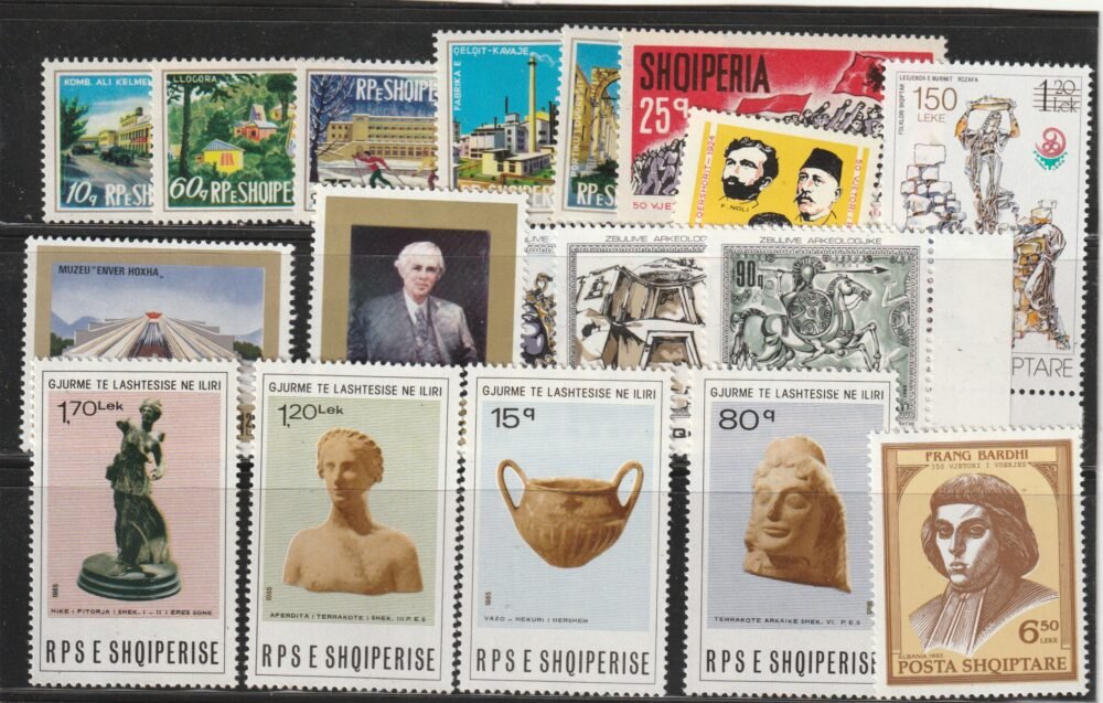 Albánia, postatiszta sorok