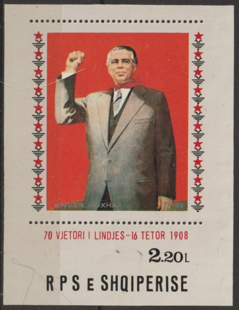 1978. Albánia, Enver Hoxna elnők blokk
