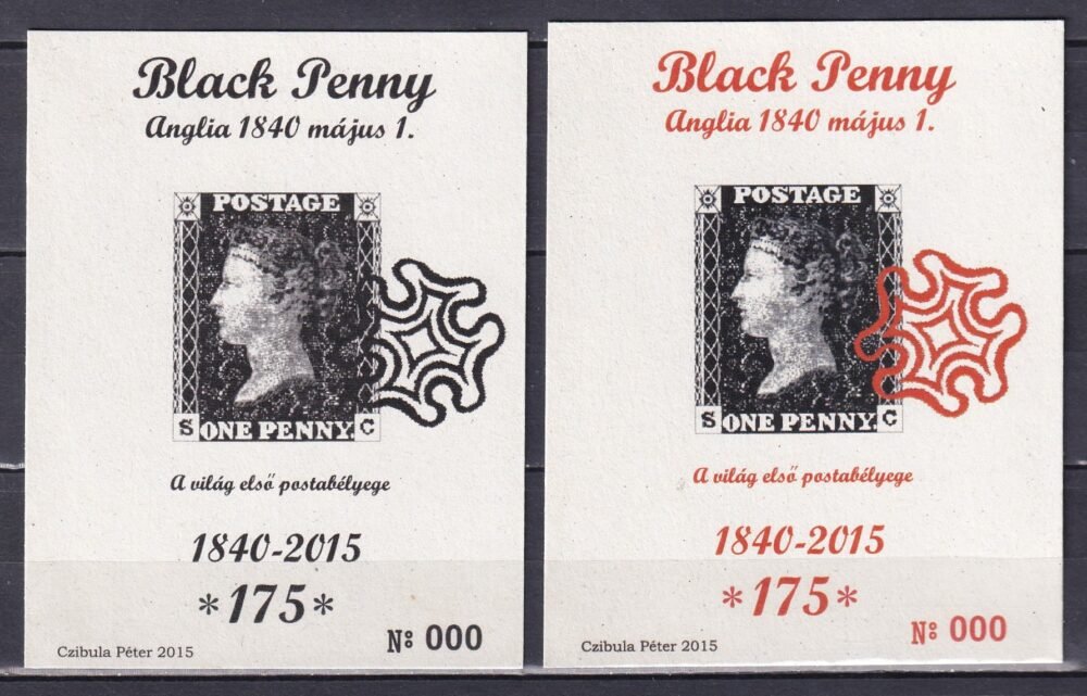 Black Penny - emlékív MINTA garnitúra "000" sorsz.
