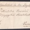 1854. Ex offo levél Szombathelyről Vasvárra - Körmend átmenő bélyegzéssel