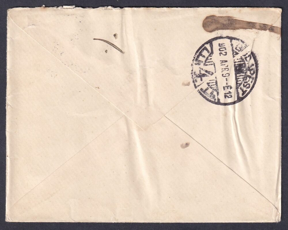 1902. Rimaszombat, Budapestre feladott levél