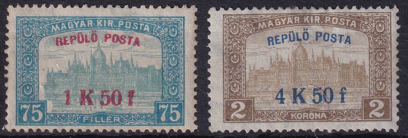 1918. Repülő posta sor