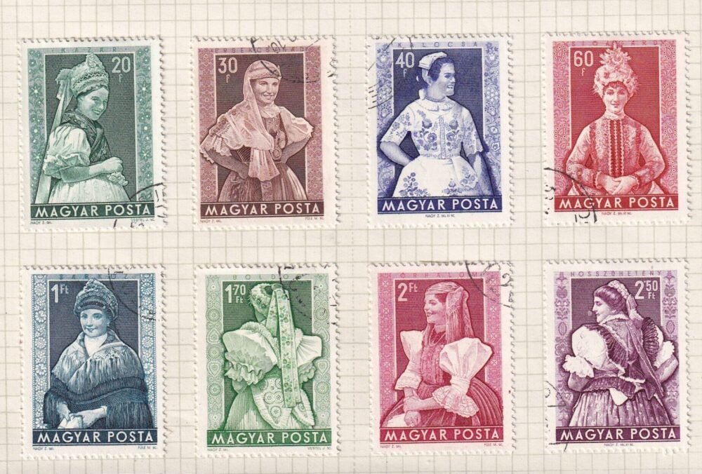 1953. Népviseletek használt sor