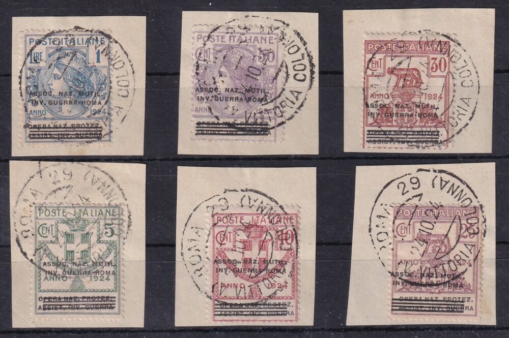 1924. Olasz Királyság (Hadirokkantak Országos Szövetsége) segély bélyeg