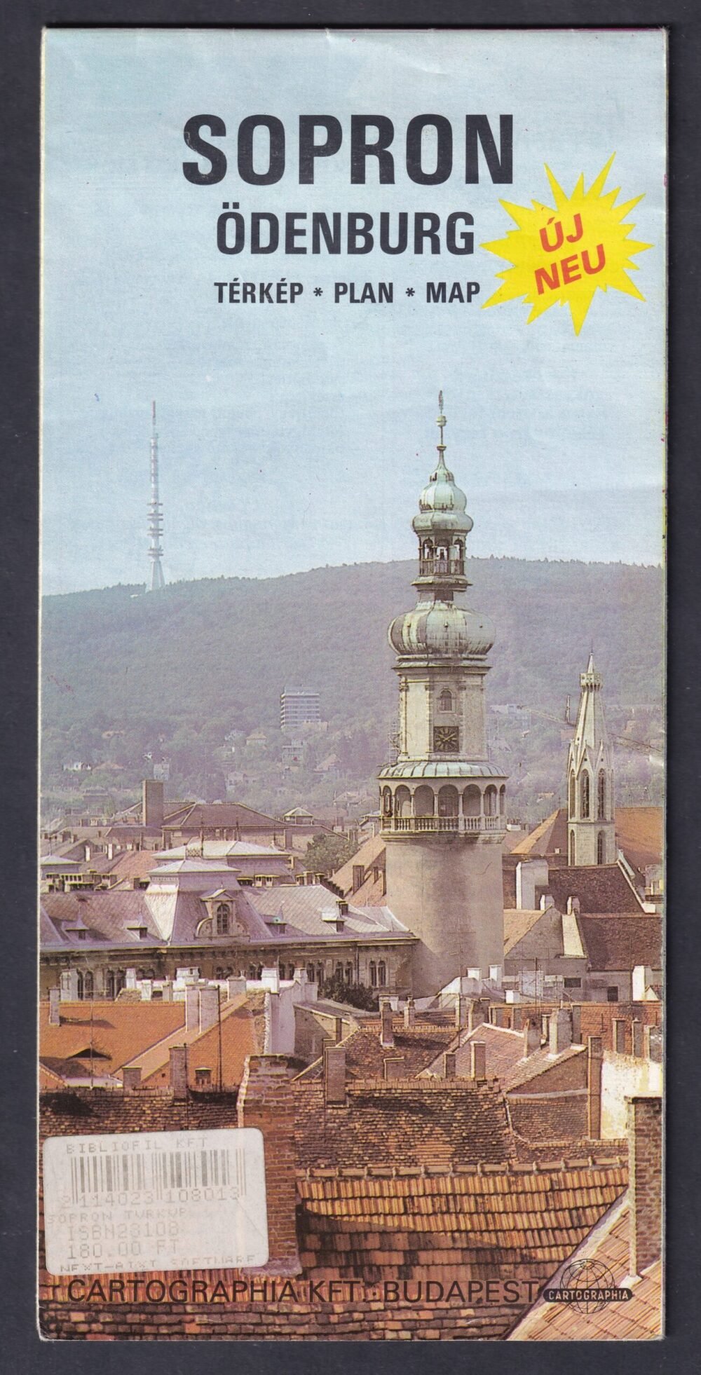 Sopron (Ödenburg) térkép