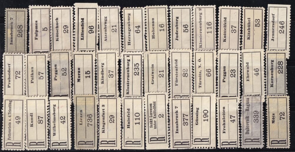 Ausztria - Ragjegy válogatás