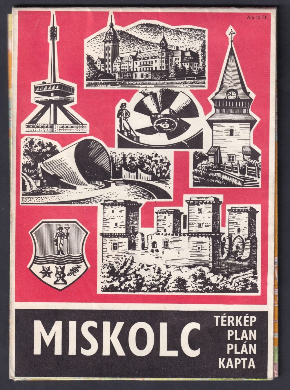 Miskolc térkép (1981)