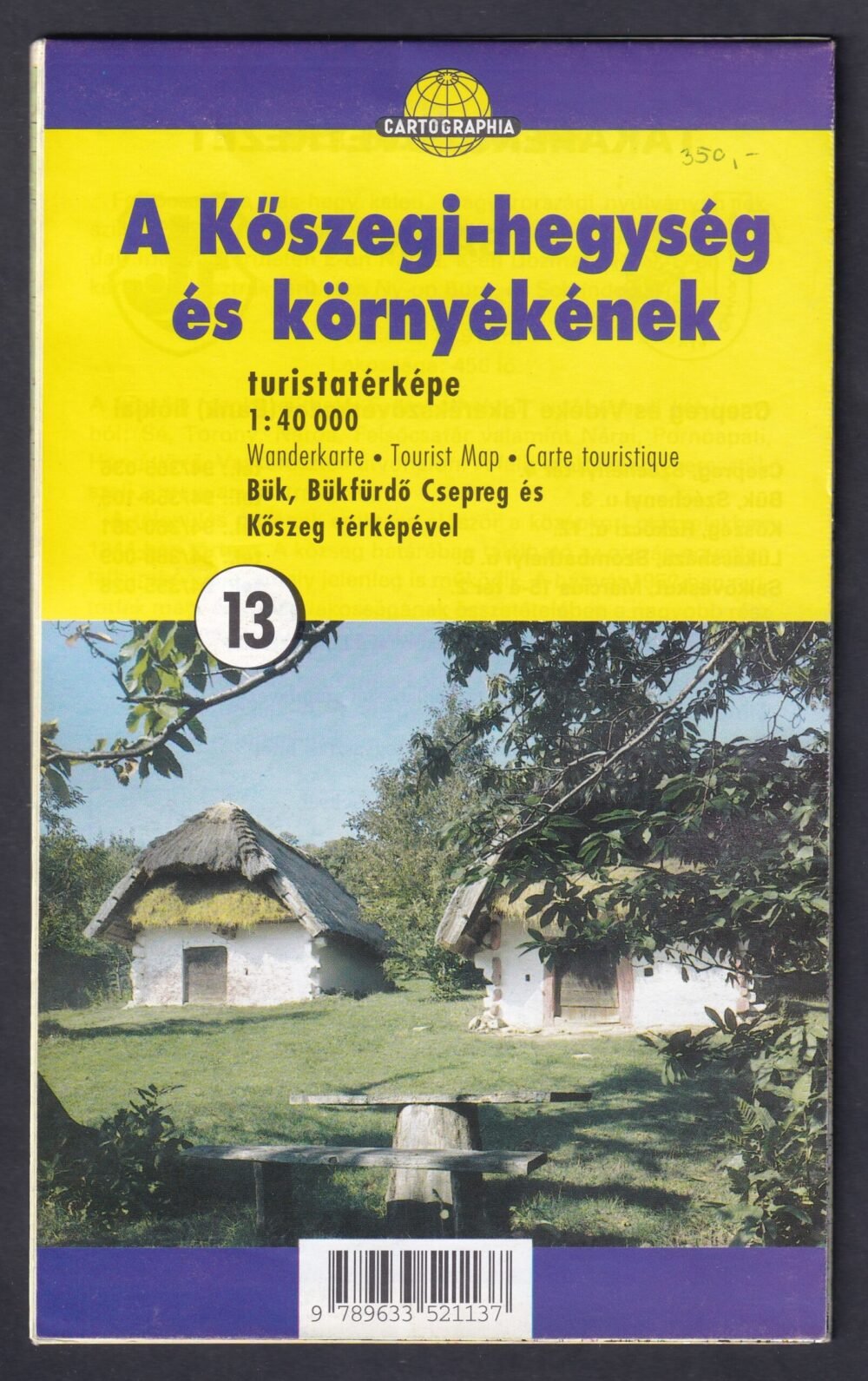 Köszegi-hegység és körníéke térkép