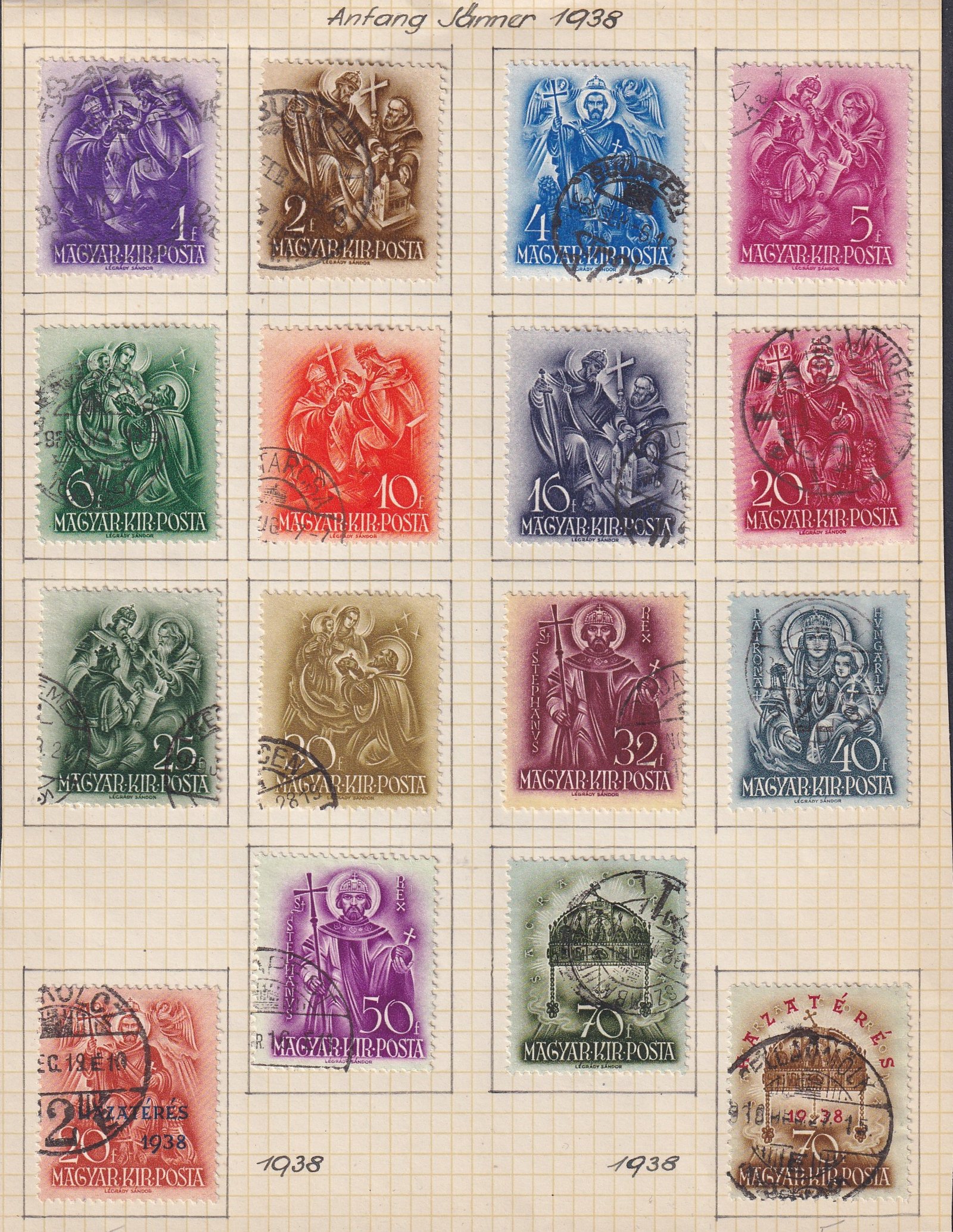 1938. Szent István használt sor