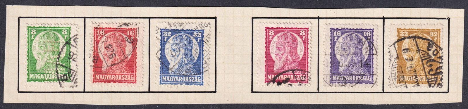 1928/1929. Szent István használt sorok