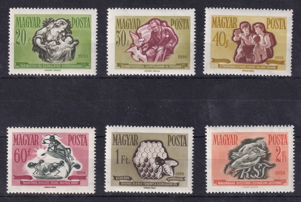 1958. Takarékosság és biztosítás sor**