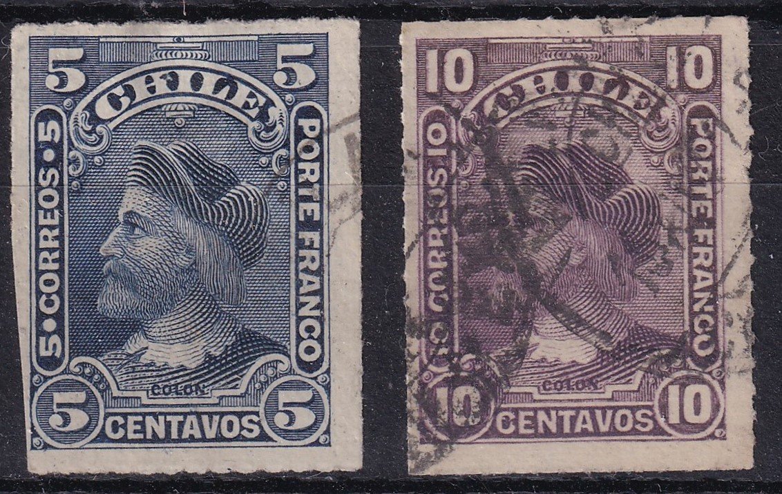 1900-1901. Chille Kolombusz 2 érték