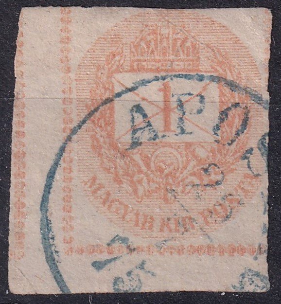 APOSTAG kék bélyegzés, Gudlin katalógusban nem szerepel az előző kiadásnál 800 pont!