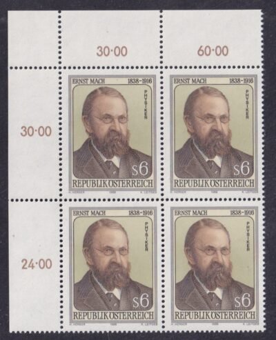 Ausztria, postatiszta ívsarki négyestömb