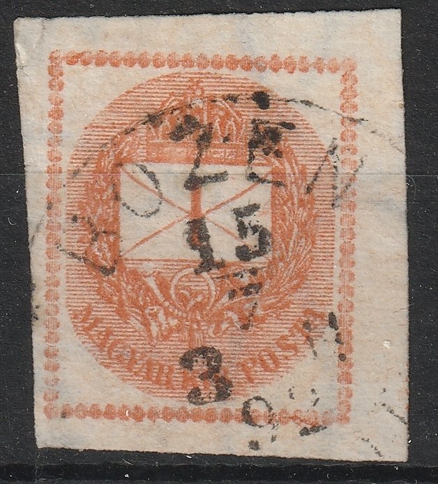 Bolzano (németül: Bozen) érkezési bélyegzés