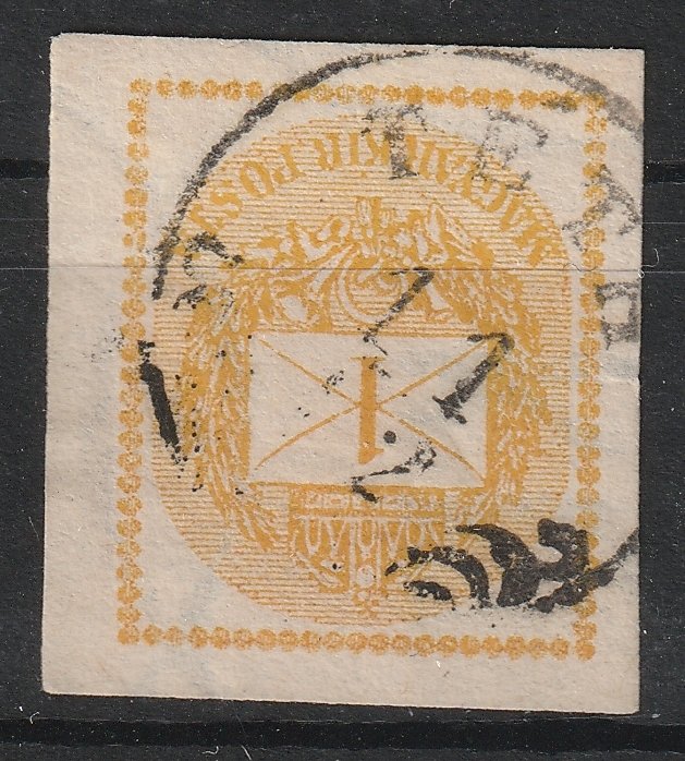 TÉTH /D2.3/ – „Túlélő bélyegzés” (Gudlin katalógus: használat említve 1852-ig