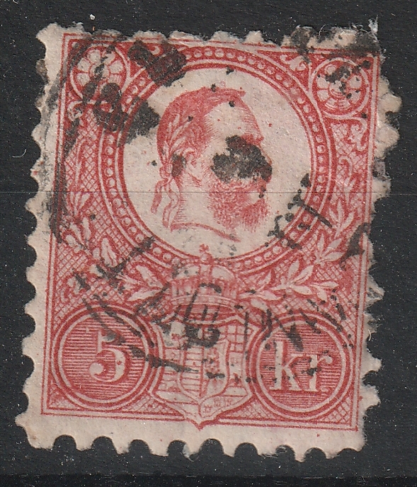 im_20241105_0028,01 1871. Réznyomat 5kr, bal alsó sarokban lemez hiba