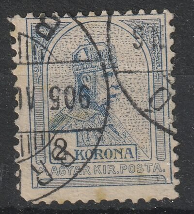 1904. Turul 2 Korona /E/ (rövid sarok) /24 000/