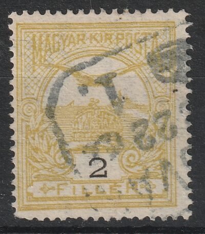 1906. Turul 2 f, fordított vízjel állással
