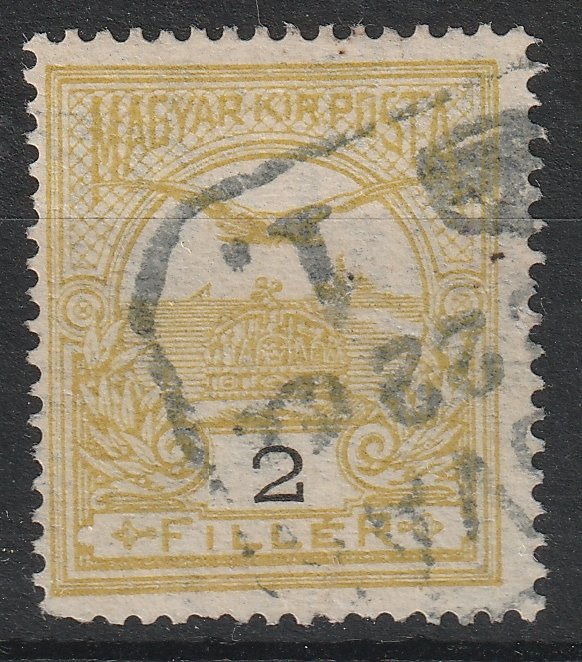 1906. Turul 2 f, fordított vízjel állással