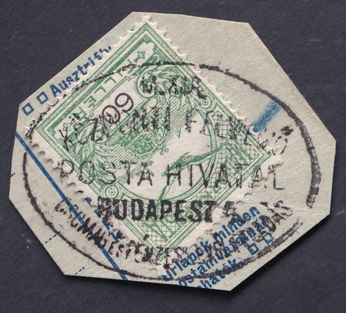 Ritka Budapest bélyegzés!