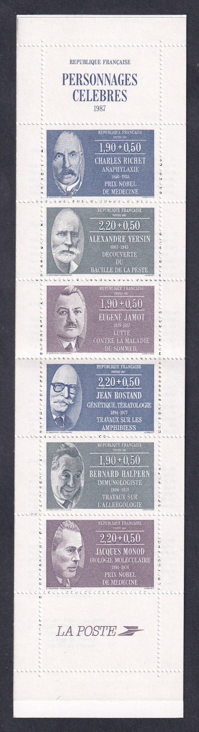 1987. Franciaország bélyegfüzet
